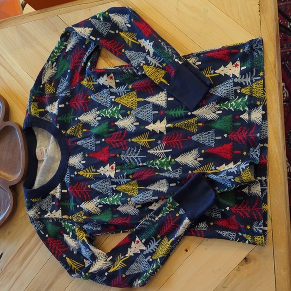 Hanna Andersson NWOT Christmas pajamas long john 100% cotton small - Picture 2 of 4